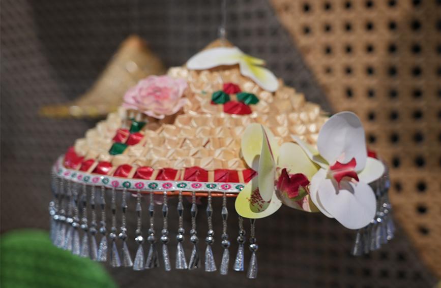 洪江黔陽竹藝帽。徐家儀攝