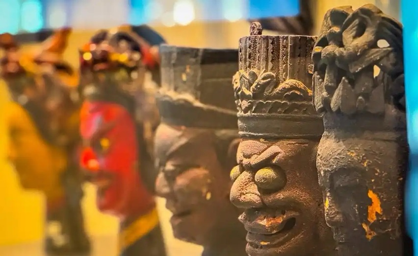 儺面具。 第五屆湖南旅游發展大會組委會供圖