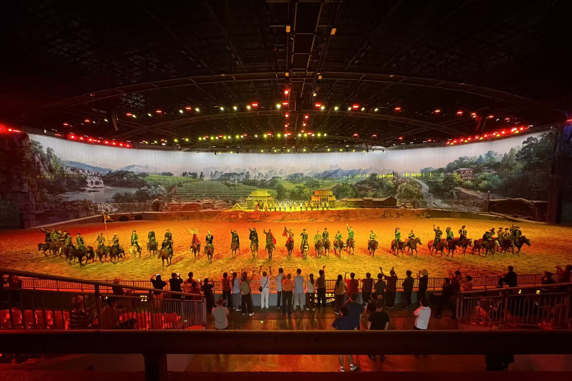 茶马雄风表演现场。李蒙凡摄