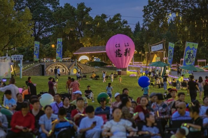 灵溪谷户外现场。受访单位供图