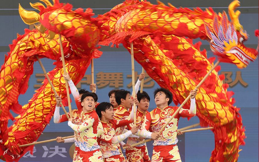 湖南郴州：龍獅舞臨武 非遺代代傳