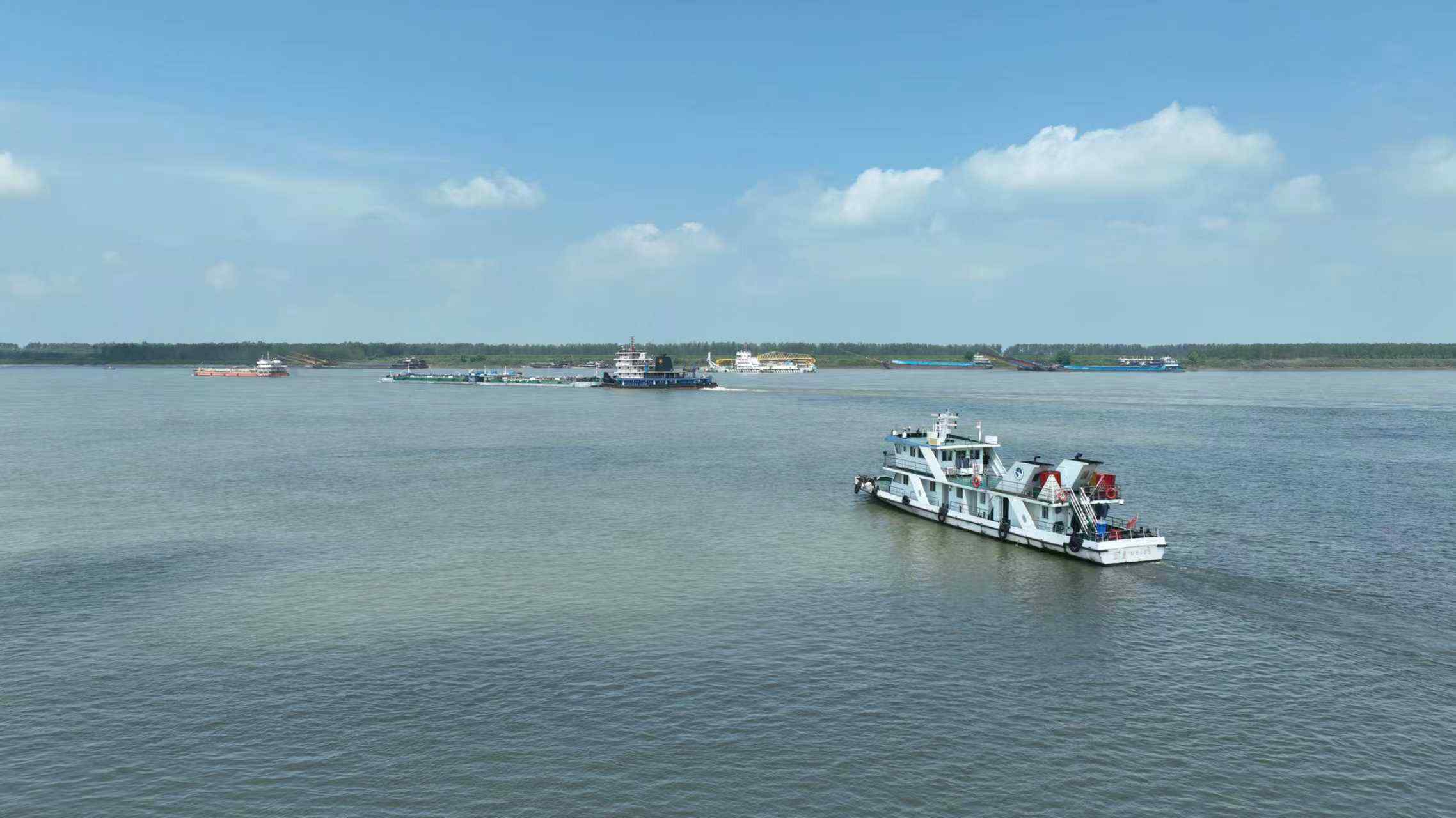 界牌水道通航条件的显著改善,为区域水运经济发展注入新动能。单位供图