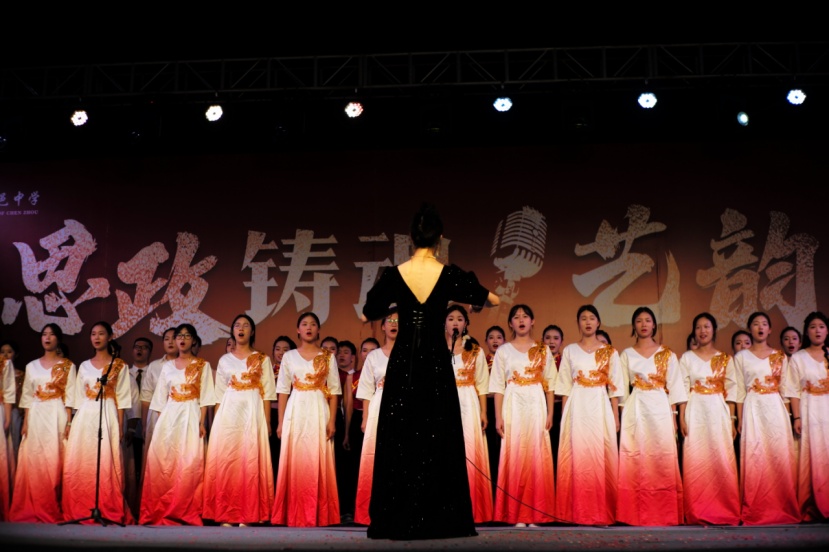 郴州市林邑中学音乐节现场。单位供图