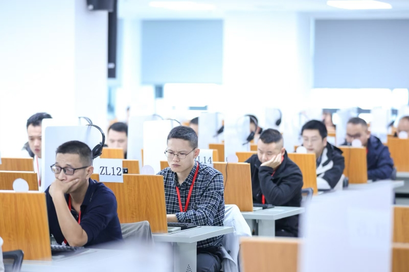 理論機考環節。受訪單位供圖