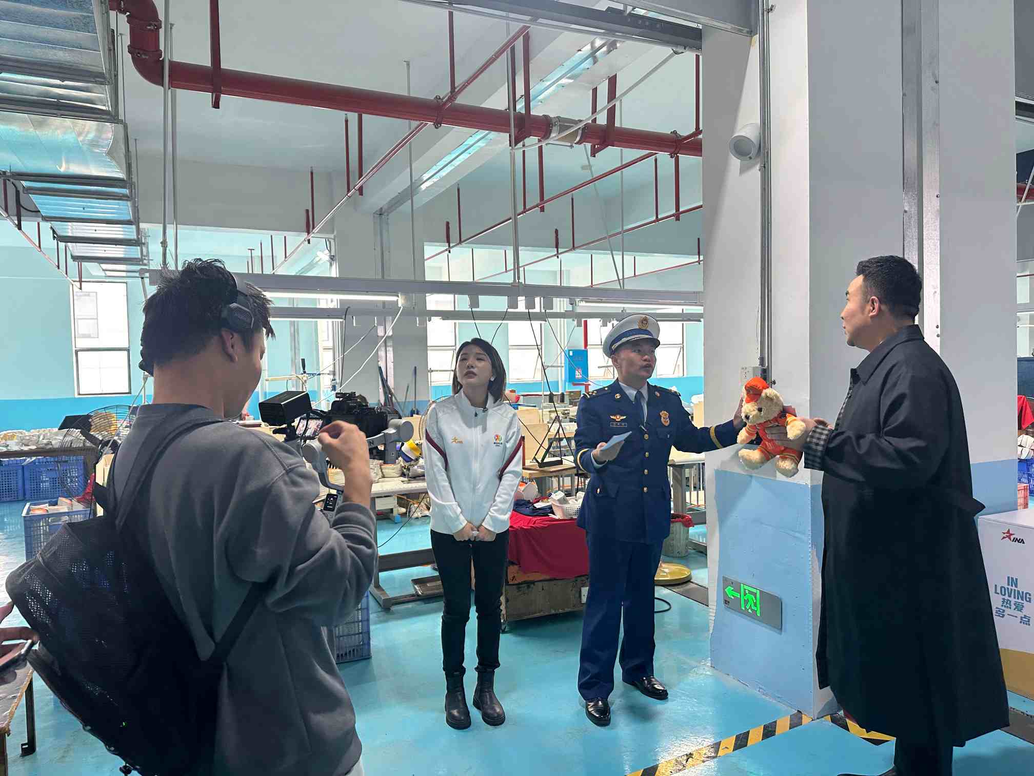 “安全導游”探訪辦公室（單位供圖）