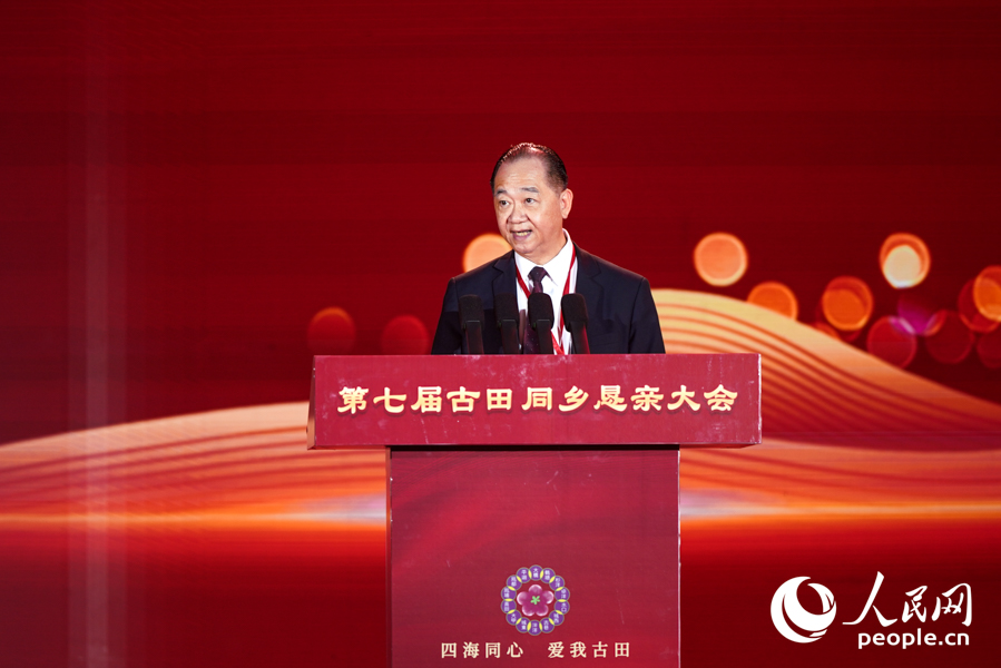 马来西亚沙巴古田公会创会会长杨忠勇。实习生 郑舒尘摄