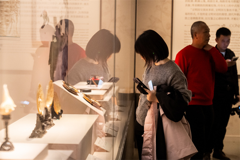 观众驻足欣赏。主办单位供图