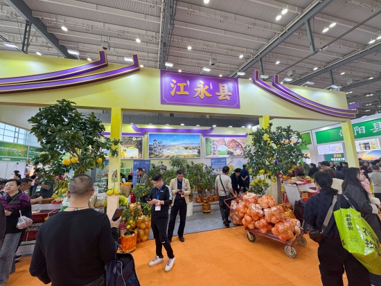 江永特色展位。受访单位供图