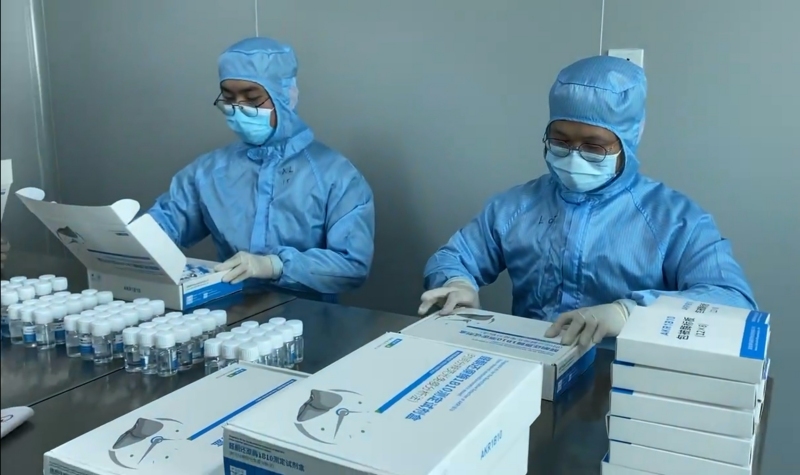 萊拓福生物的無塵車間。受訪單位供圖