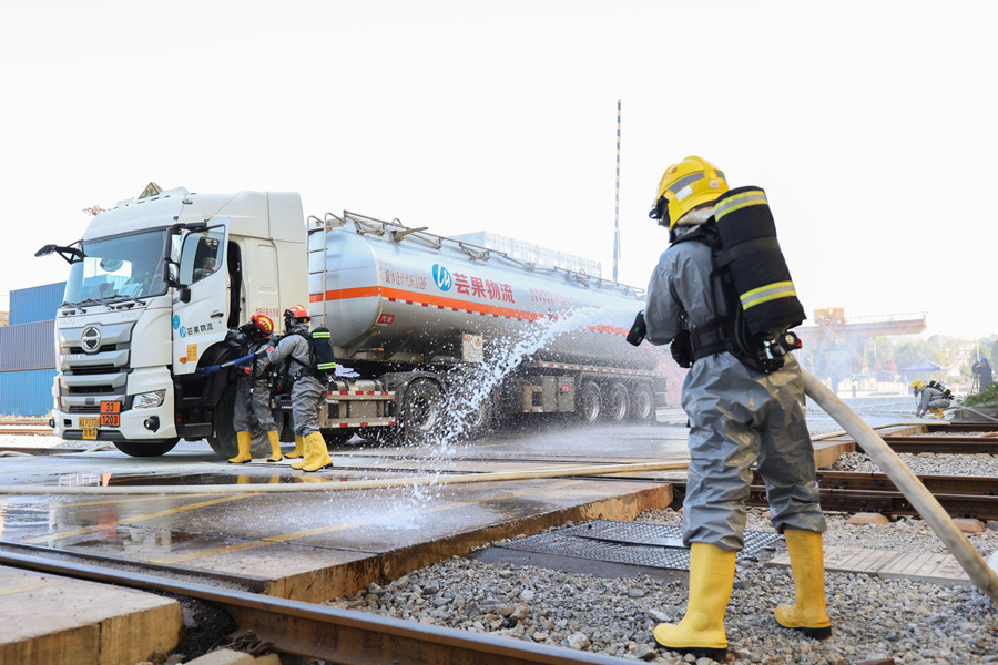 演練現場。受訪單位供圖