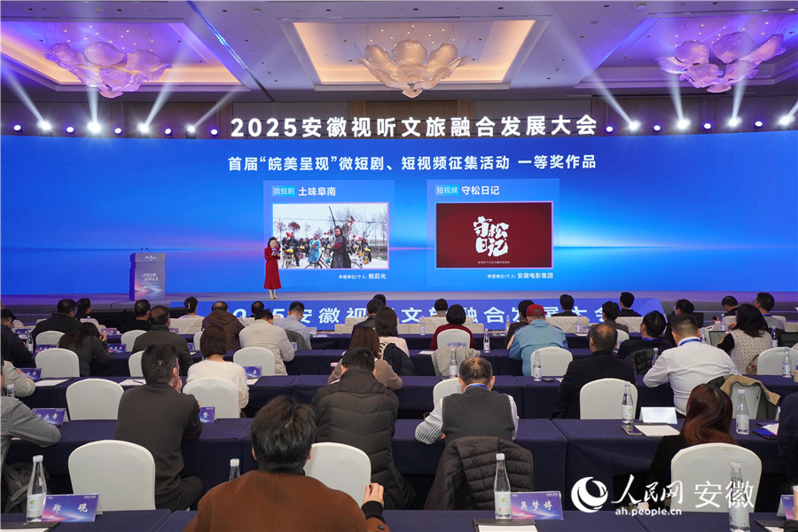 《土味阜南》《守松日记》获首届“皖美呈现”微短剧、短视频征集活动一等奖。人民网记者 陈若天摄