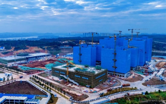 湖南大学科创港校区建设迈入新阶段。受访单位供图