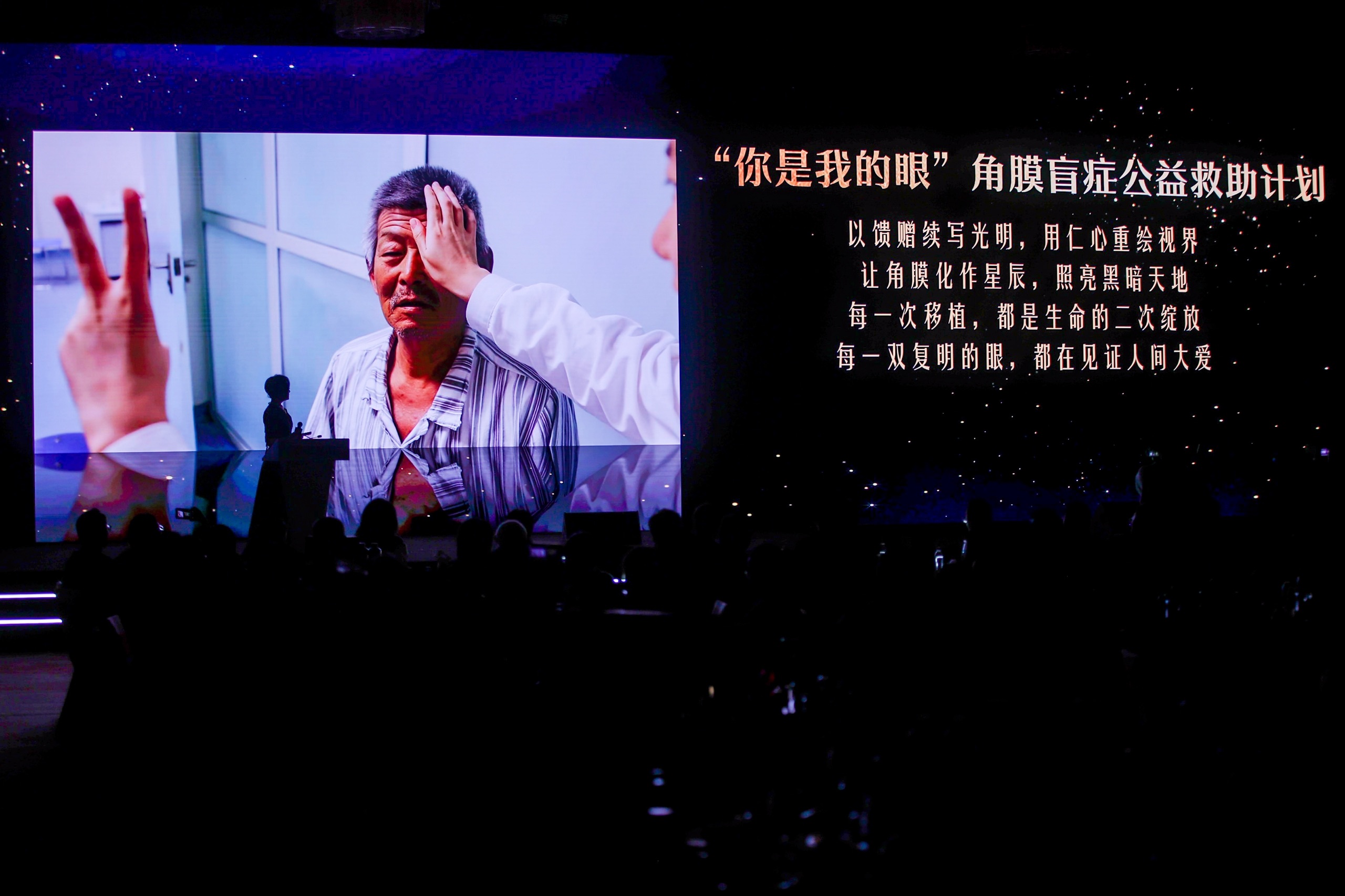 “你是我的眼”角膜盲症公益救助项目获评“年度十大公益项目”。企业供图