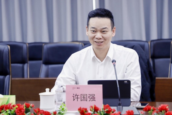 三一集团首席信息官许国强发言。受访单位供图