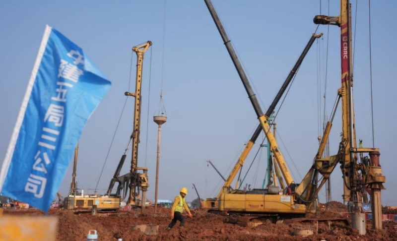 施工現場。受訪單位供圖