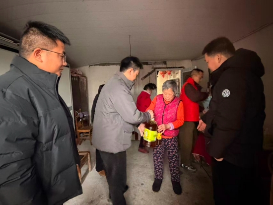上門走訪慰問。受訪單位供圖