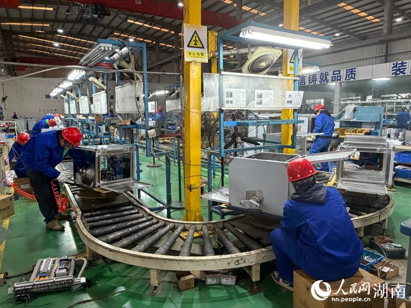 工人正在車間進行作業。人民網記者 林洛頫攝