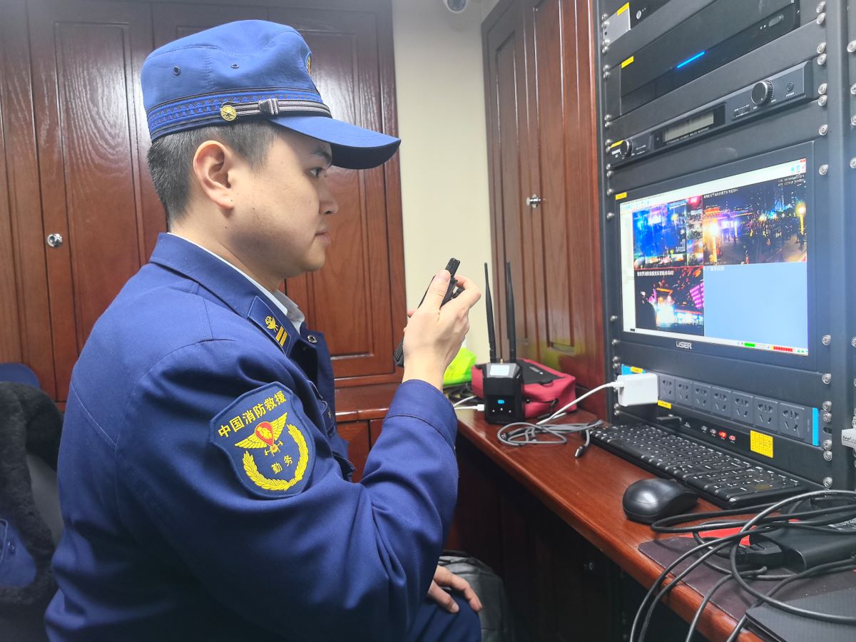 元宵燈會現場調度（單位供圖）