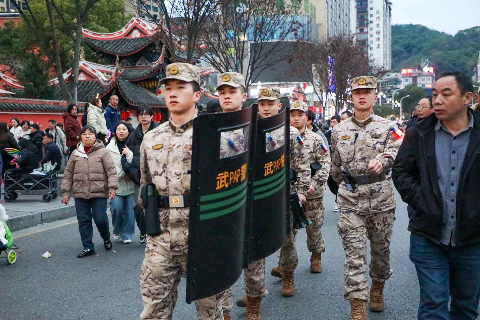 在活動現場進行巡邏。單位供圖