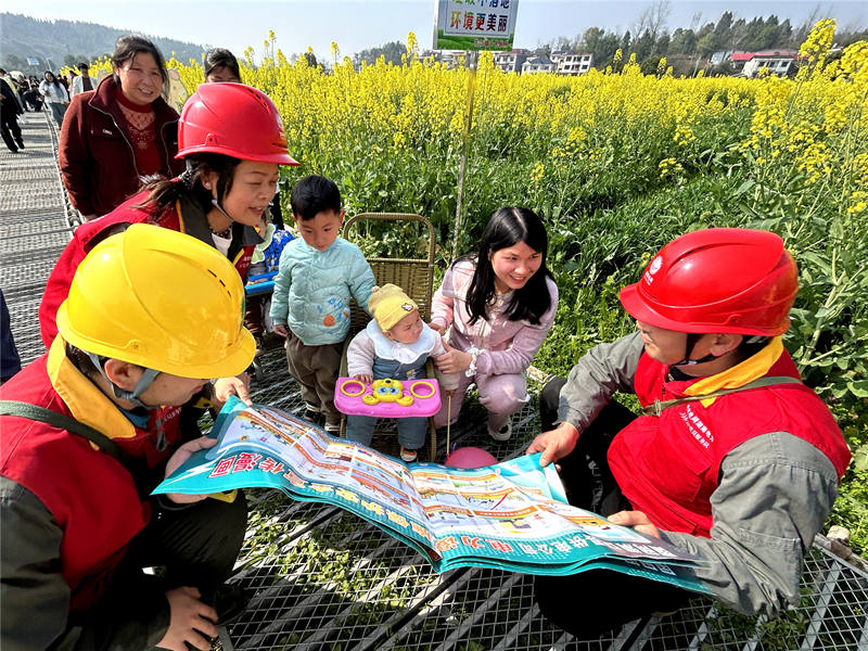 國網邵陽供電公司：護航春日文旅 賦能鄉村振興。 單位供圖