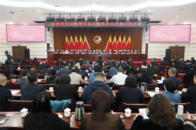 大会现场。天心区委宣传部供图