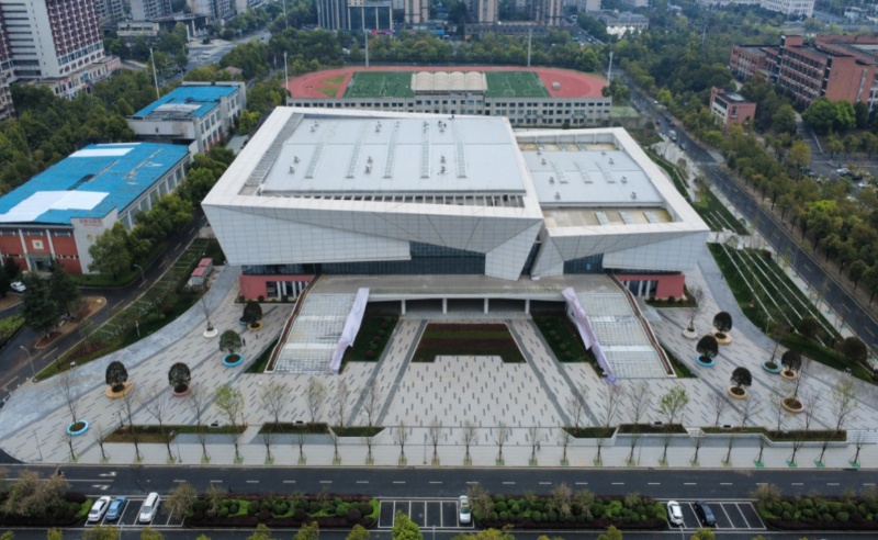 湖南城市学院体育教学中心项目。受访单位供图