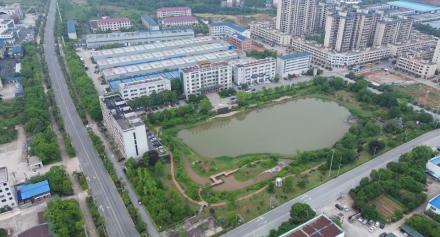 攸縣高新區航拍全景。單位供圖