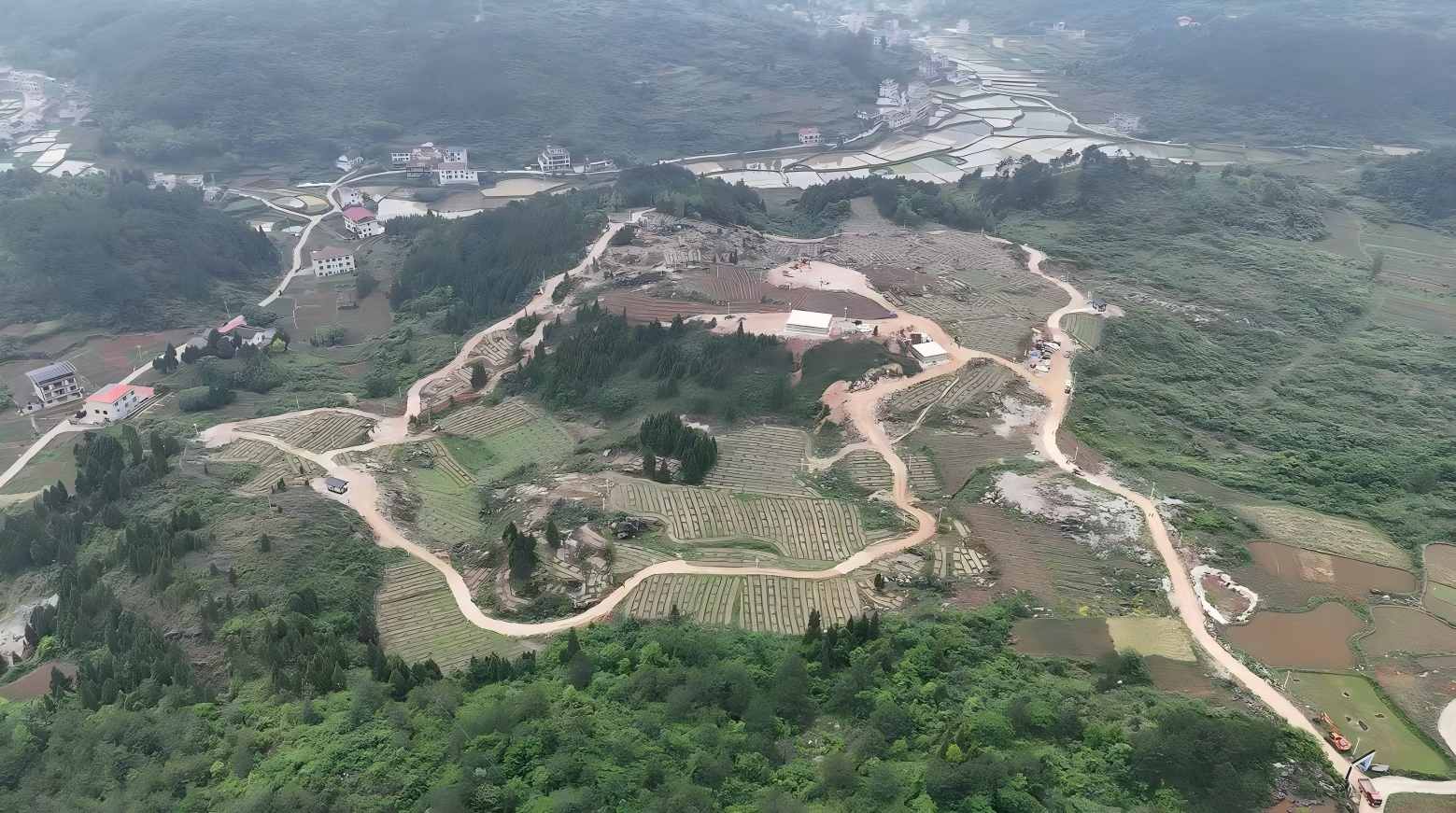 新化县吉庆镇坪塘村。单位供图