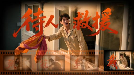 四“待”:待援呼救发信号(单位供图)