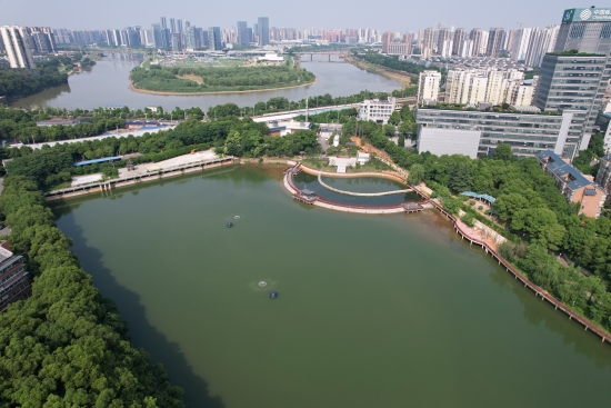 红旗渠调蓄池项目竣工实景。受访单位供图