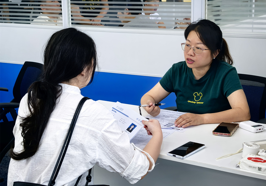 面试现场。长沙市人社局供图