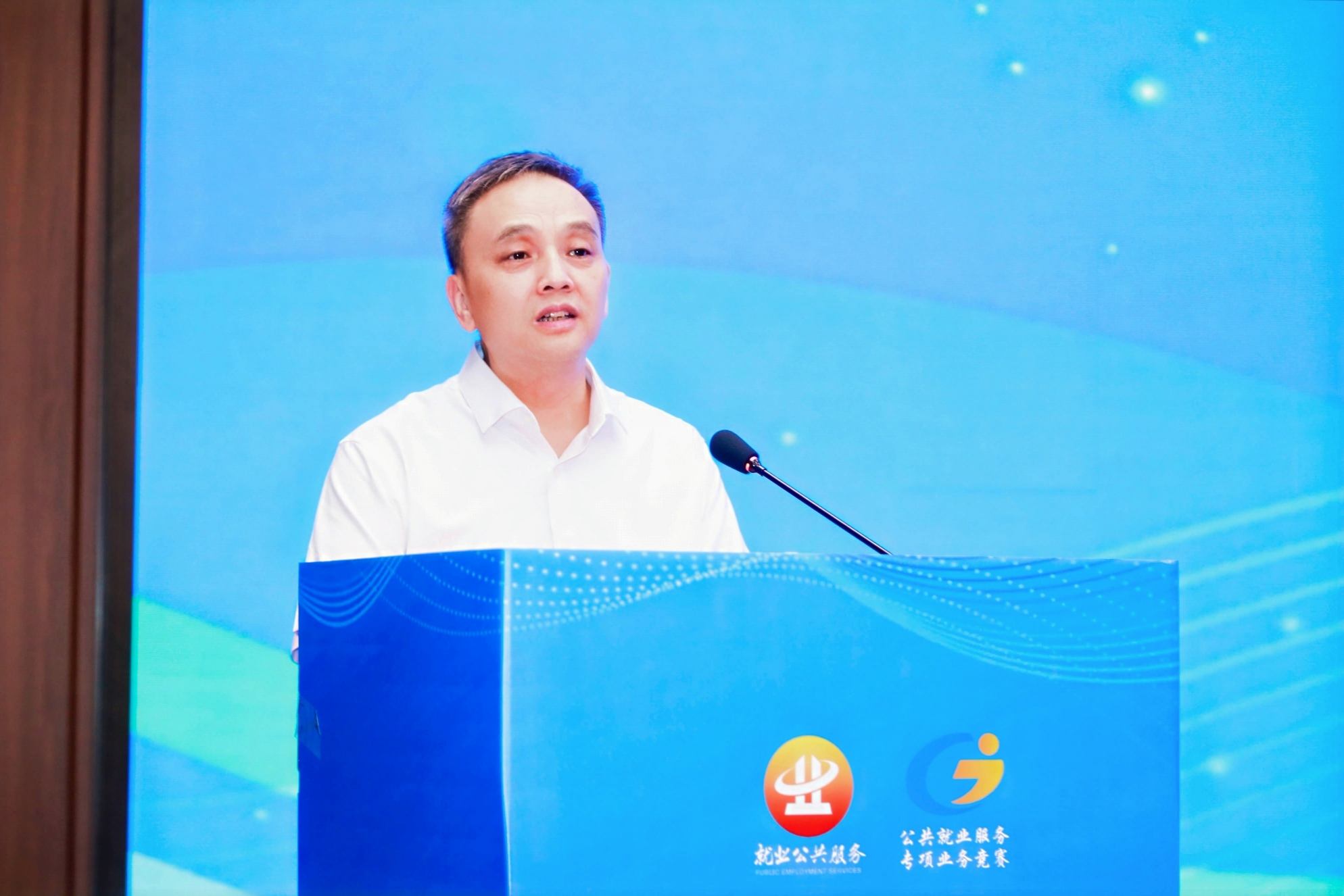 湖南省就业服务中心党委副书记、副主任皮阳文（单位供图）