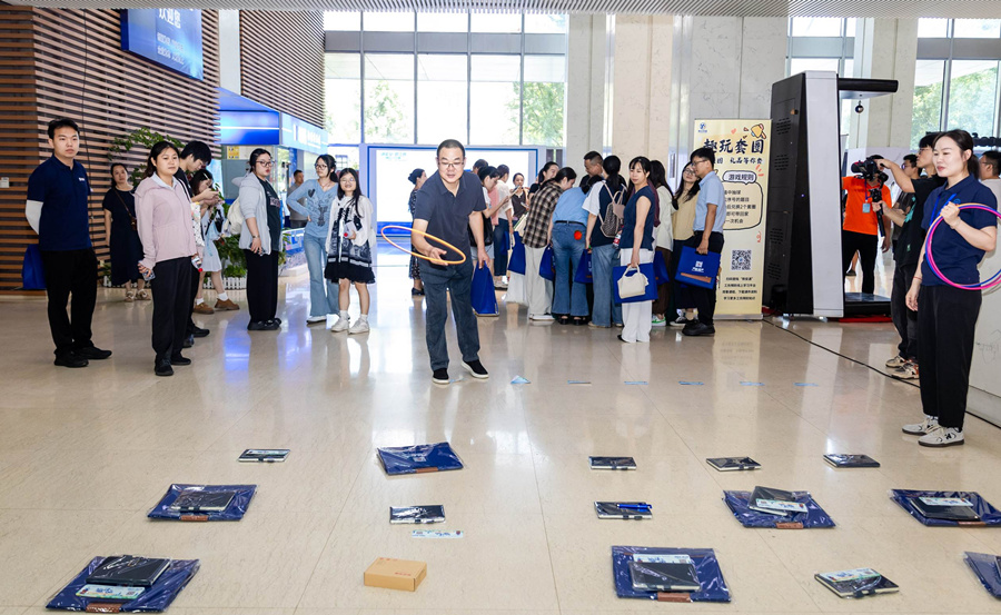 開展互動小游戲。受訪單位供圖