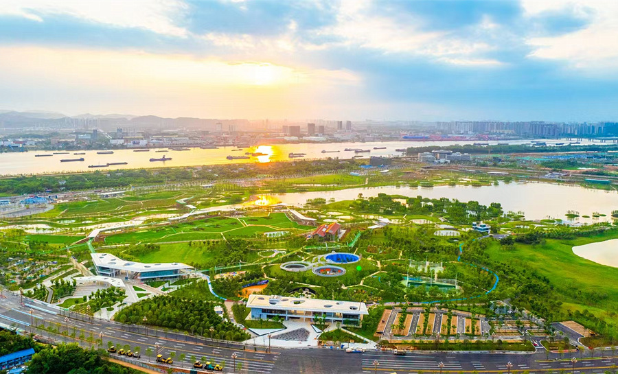 大澤湖近自然濕地公園。受訪單位供圖