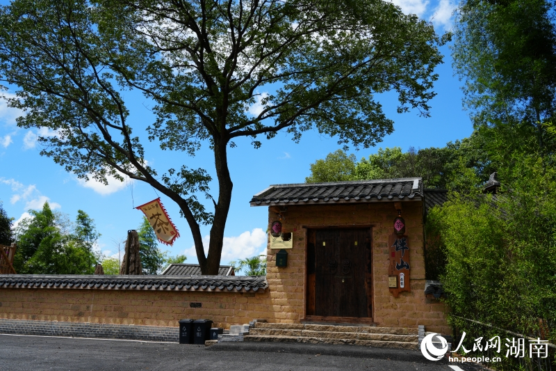 安沙鎮盤活閑置民居，打造特色小院。人民網記者 劉汕攝