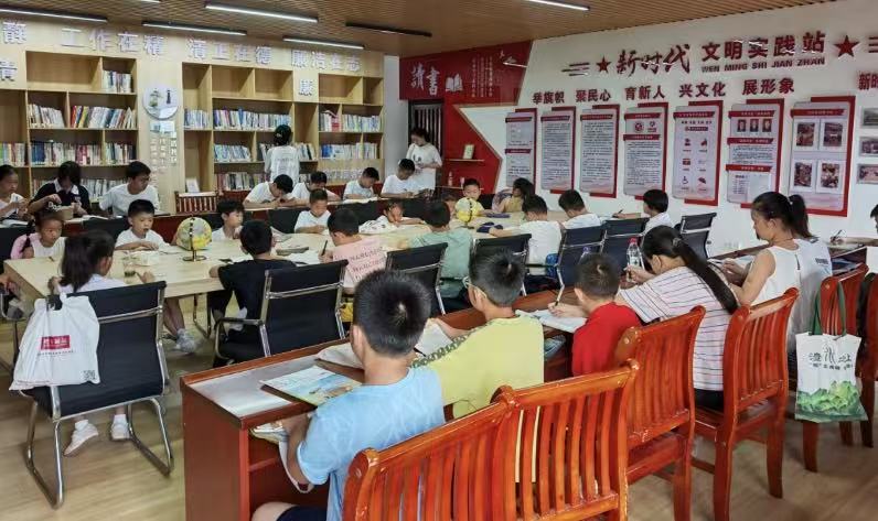 楊柳鋪社區“暑托班“。受訪單位供圖