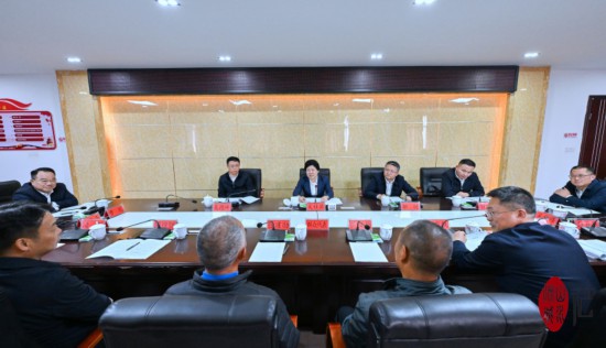 11月29日下午，省委常委、市委书记吴桂英在浏阳市普迹镇下沉接访。余劭劼 摄