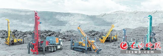 長沙潛鑽工程機械有限公司大力開拓非洲礦山、隧道鑽探市場。 企業供圖